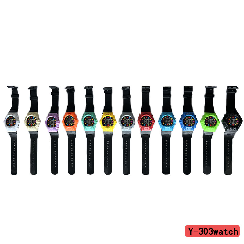 YITONG y-303 tendencia reloj electrónico colorido Y versátil diseño circular clásico adecuado para 120-190cm circunvalación de la mano moda y patrones prácticos variedad de comercio exterior al por mayor venta directa de la fábrica Specification image