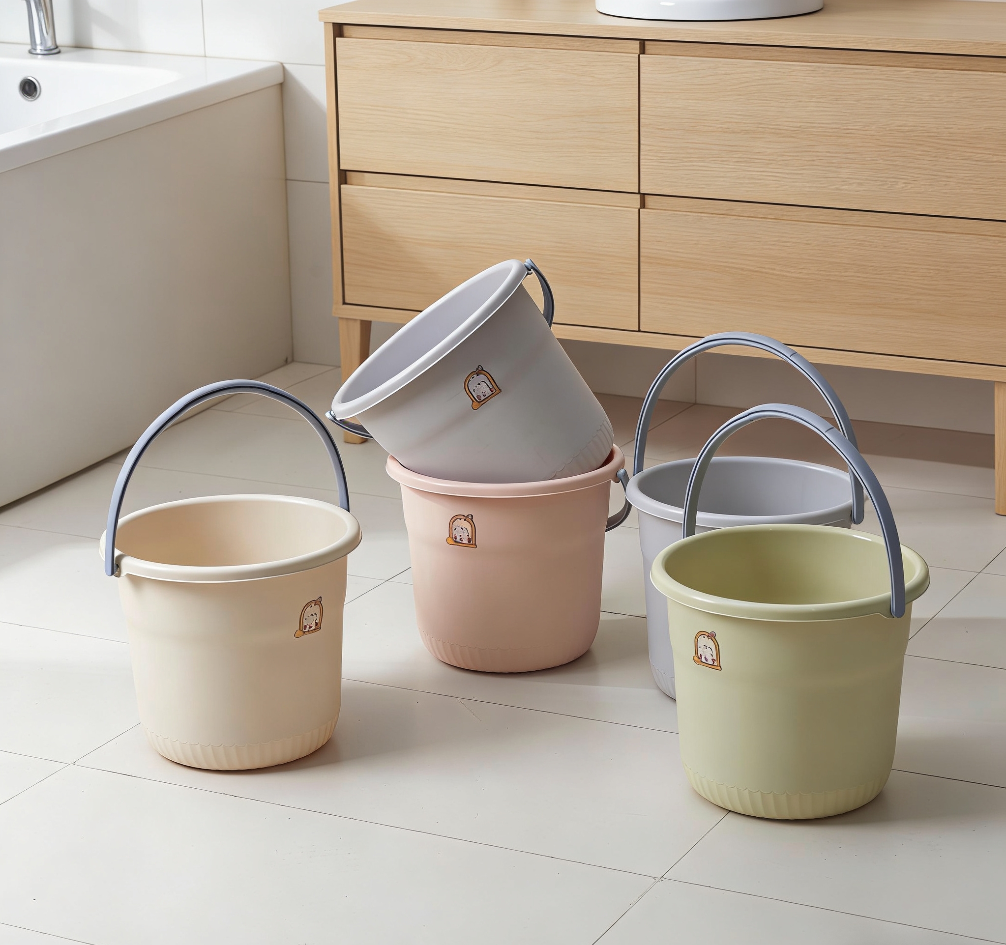 New bucket and basin set bestseller, simple and high appearance level, a great partner for home cleaning. Household bucket and basin set bestseller recommendation, a good helper for home cleaning, durable and beautiful. Wholesale