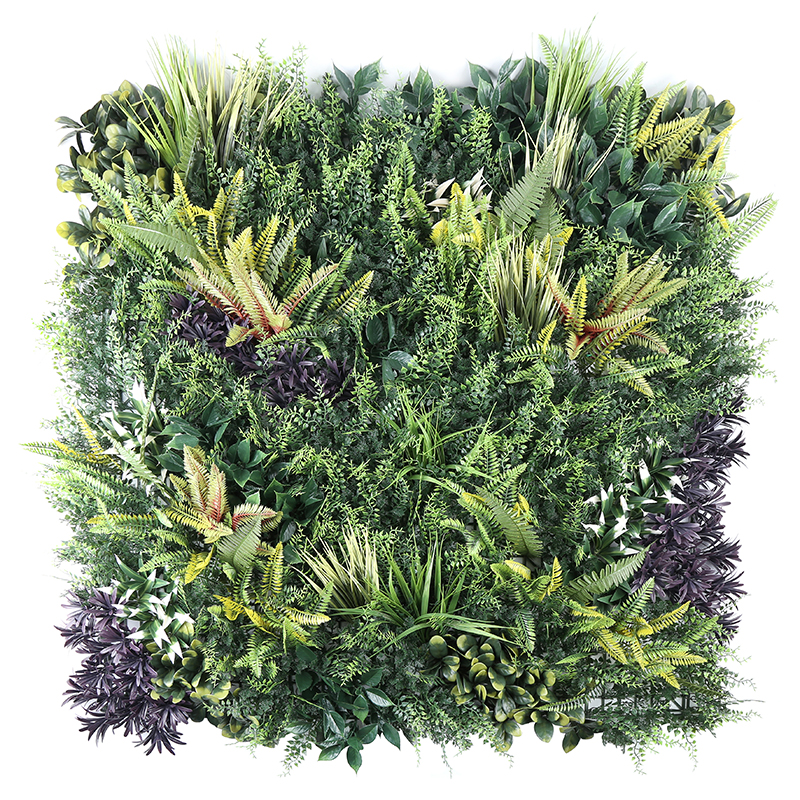 仿真绿植墙面装饰塑料假草坪室内外防真绿植花墙背景墙仿真植物墙外贸出口仿真植物墙草室内室外绿植景观墙商场墙面假绿植装饰