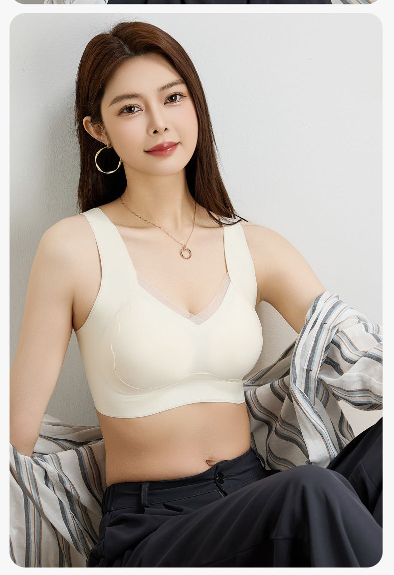 7A Antibacterial, contactless, soft-supported bra, pure lingerie bra Application Scenario