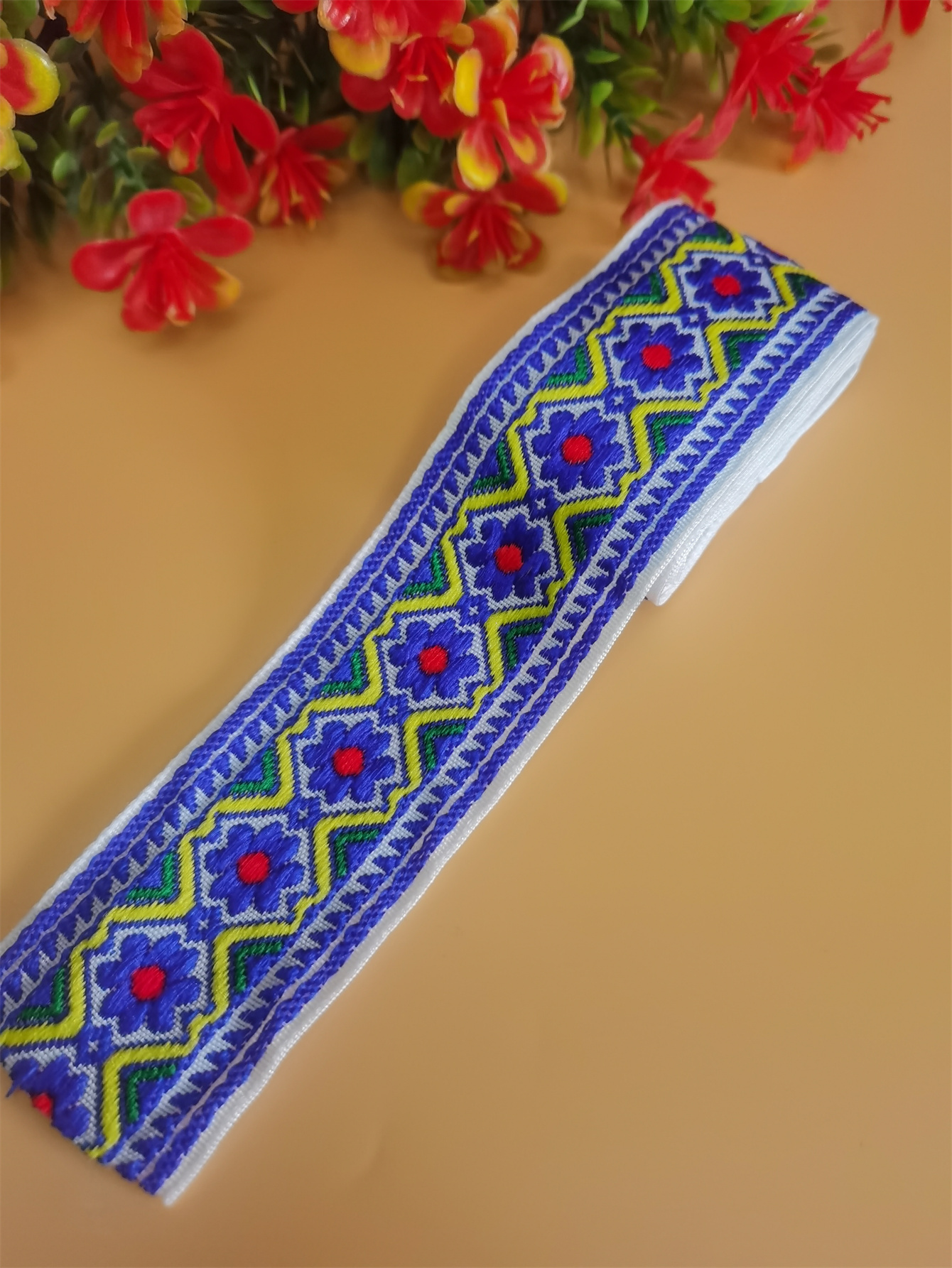 宽4.2cm（1.65in）*长100cm（39.37in）/pc 波西米亚风格花边蕾丝织带辅料 可装饰服装家纺饰品等详情5