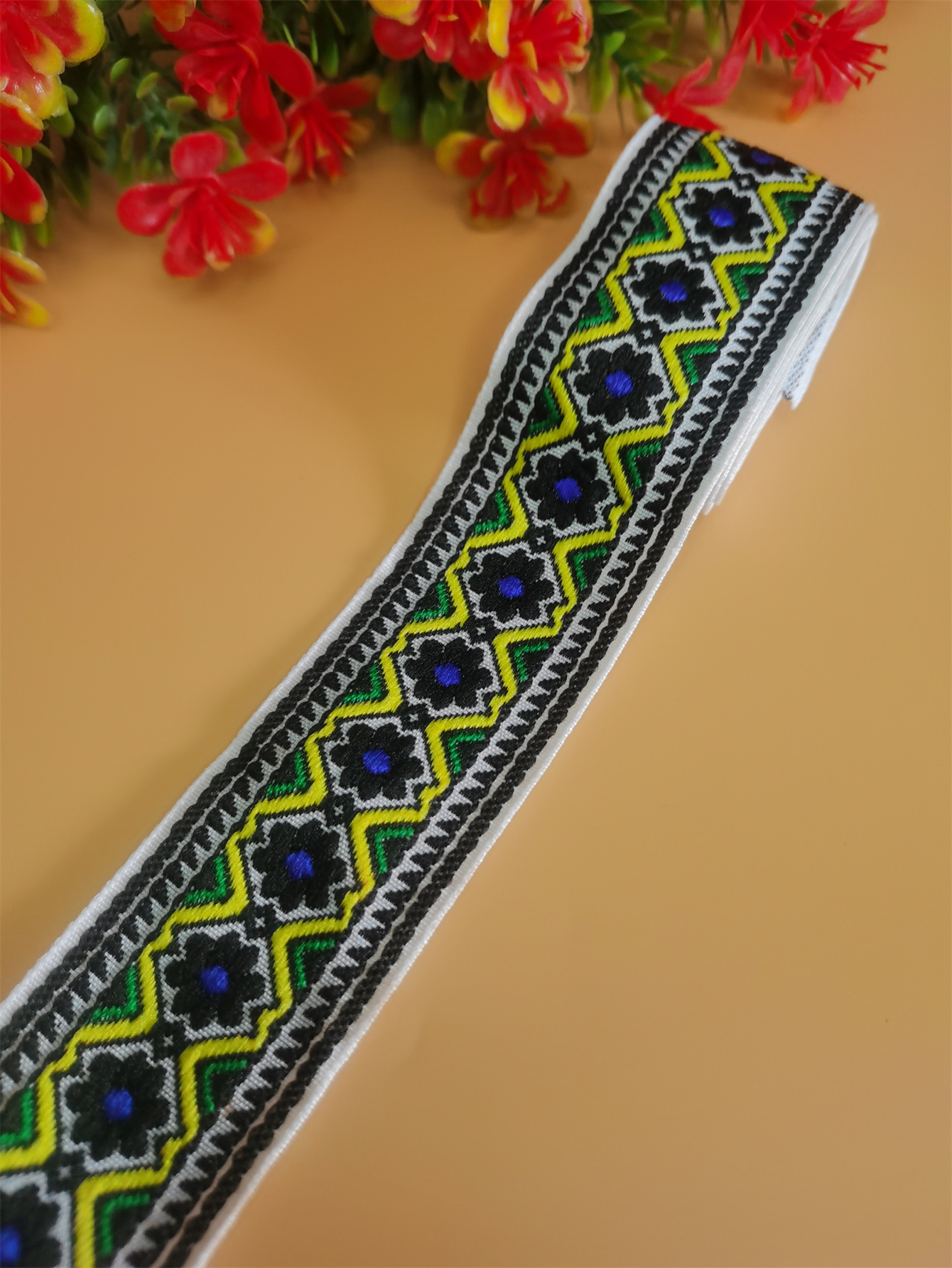 宽4.2cm（1.65in）*长100cm（39.37in）/pc 波西米亚风格花边蕾丝织带辅料 可装饰服装家纺饰品等详情7