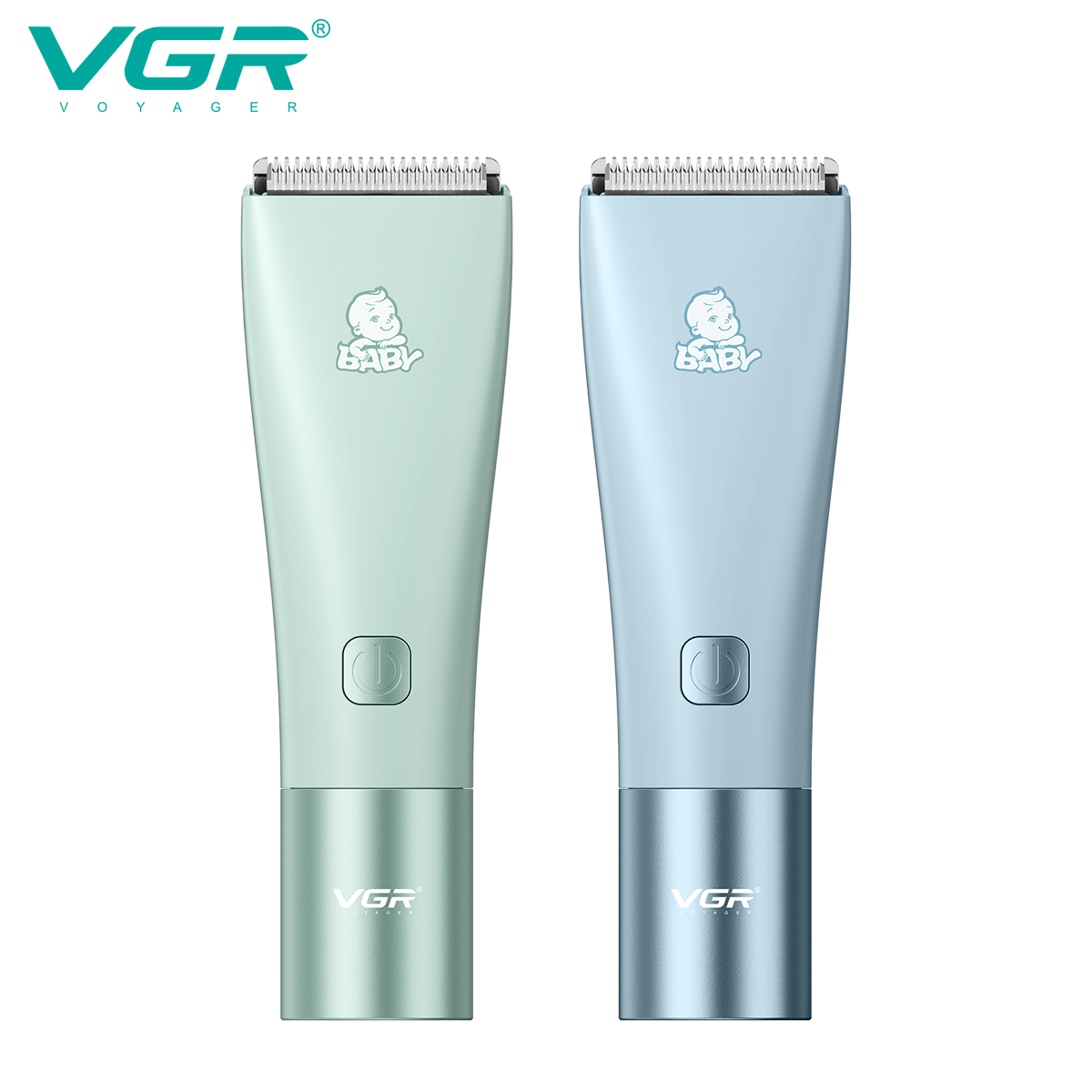 VGR153 Baby-specific hair clipper Ceramic scissors, a household electric hair clipper for newborns, a perfect tool for shaving and trimming fetal hair Item Picture