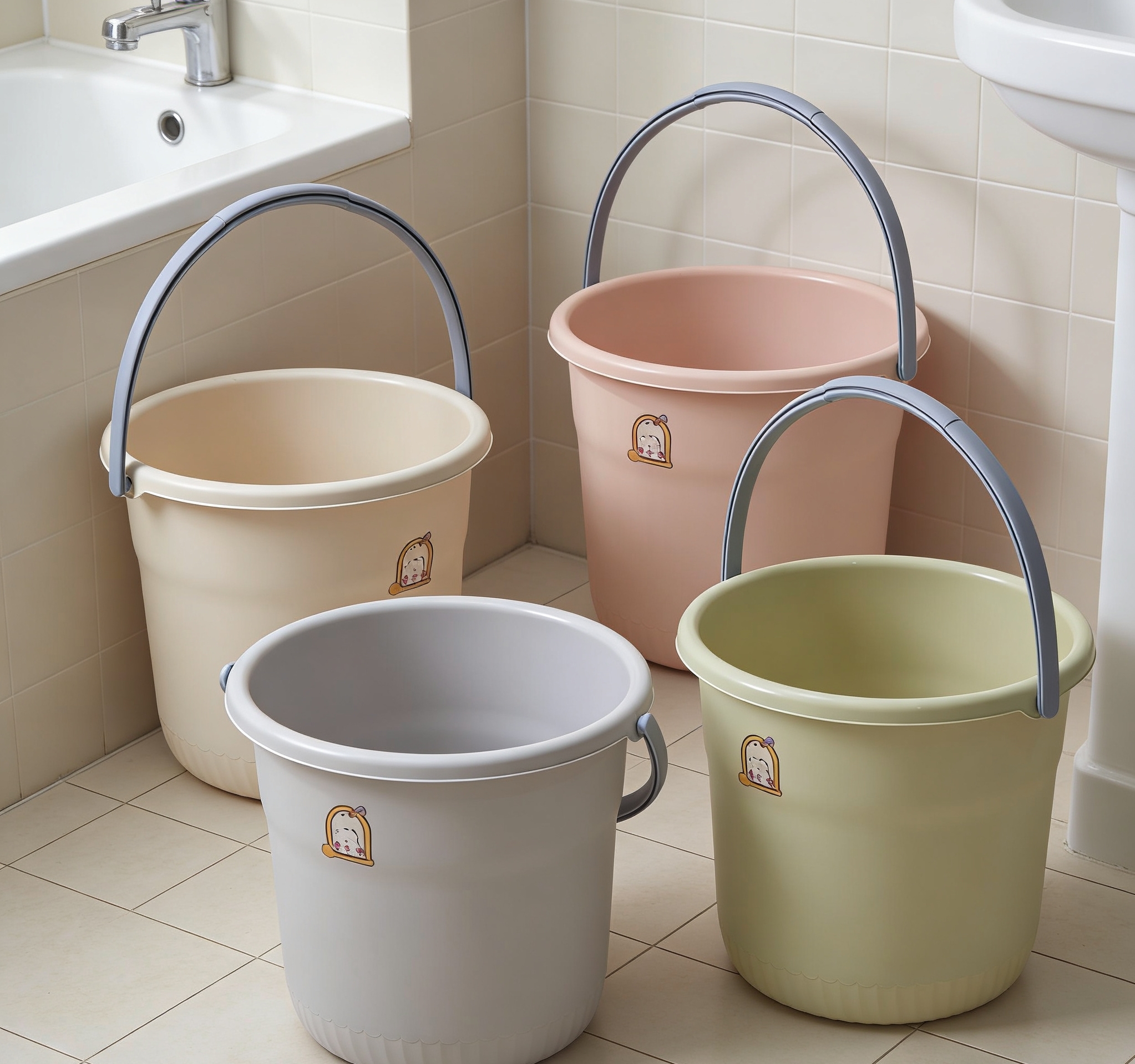 New bucket and basin set bestseller, simple and high appearance level, a great partner for home cleaning. Household bucket and basin set bestseller recommendation, a good helper for home cleaning, durable and beautiful. Wholesale Specification image