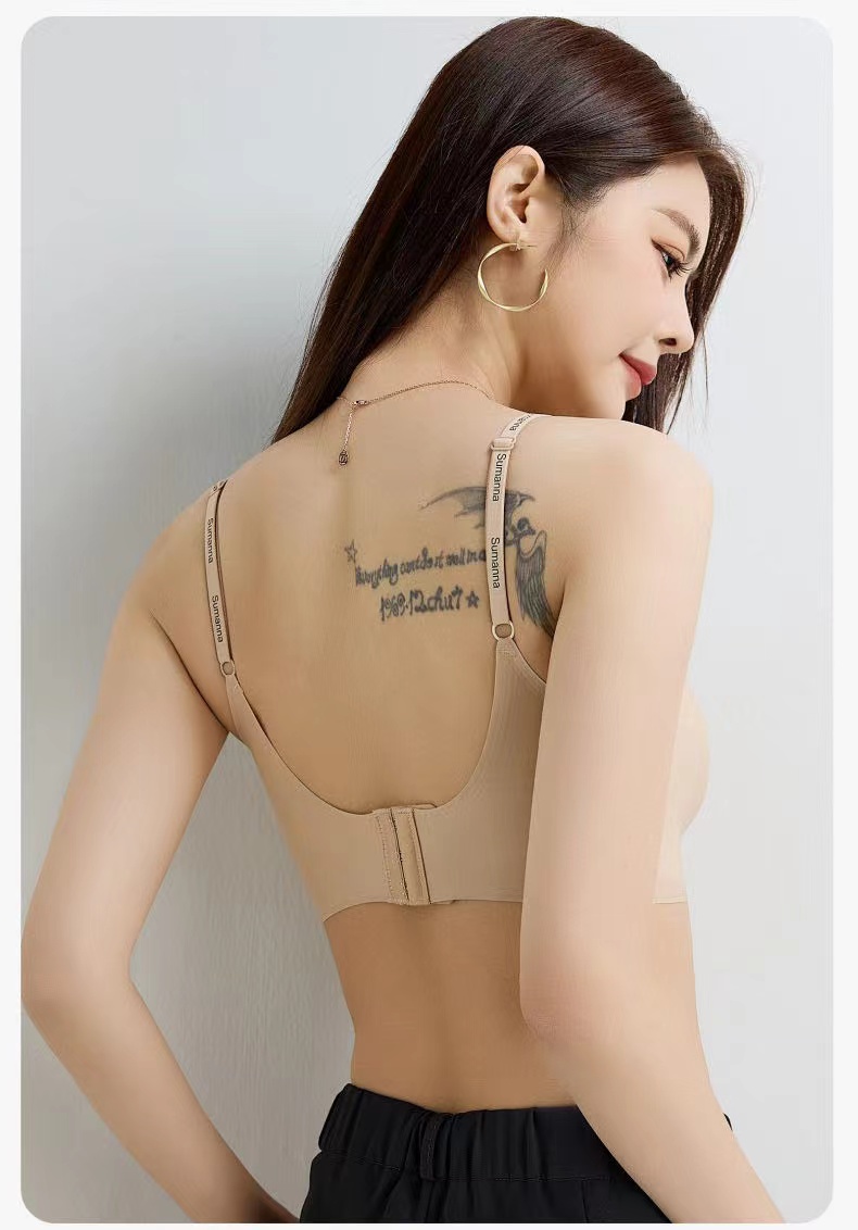 7A Antibacterial, contactless, soft-supported bra underwear, pure sensual underwear undefined