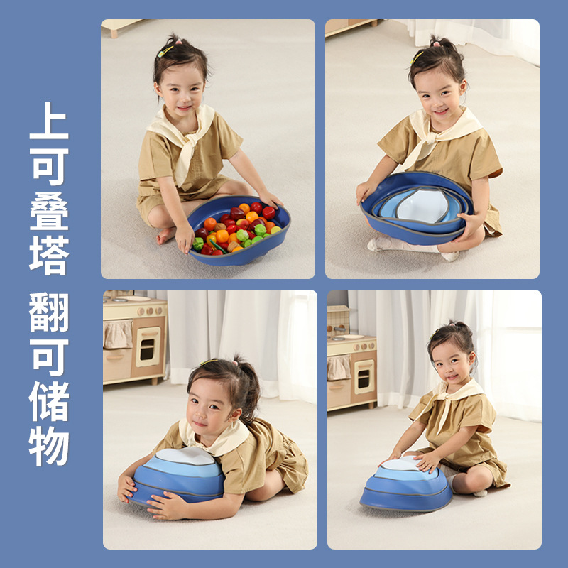 Children's sensory integration training, crossing stones, toys, early education physical training equipment, anti-slip mountain armor, and teaching AIDS for kindergartens Application Scenario