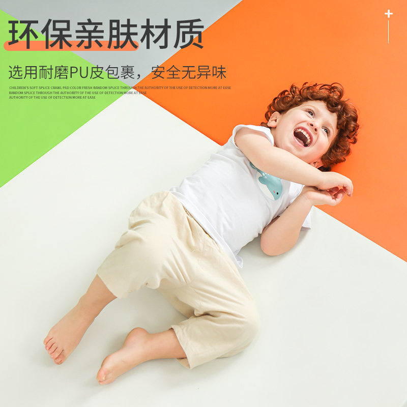 Children's floor MATS, kindergarten gymnastics MATS, spliced crawling MATS, eco-friendly climbing MATS, wall soft packages, early education center MATS, climbing MATS, sponge MATS, children Specification image