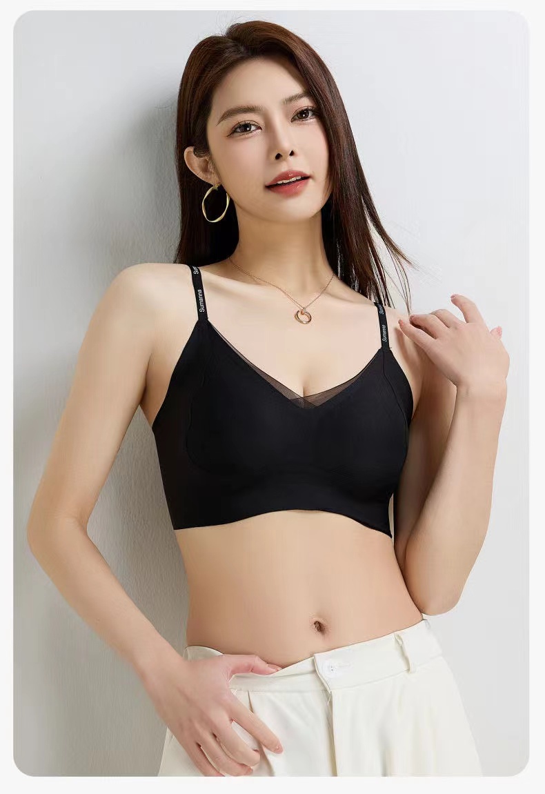 7A Antibacterial, contactless, soft-supported bra underwear, pure sensual underwear