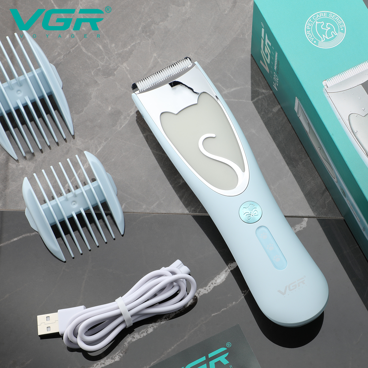 宠物指甲剪/宠物电动推/宠物用品/宠物理发神器/宠物推子产品图