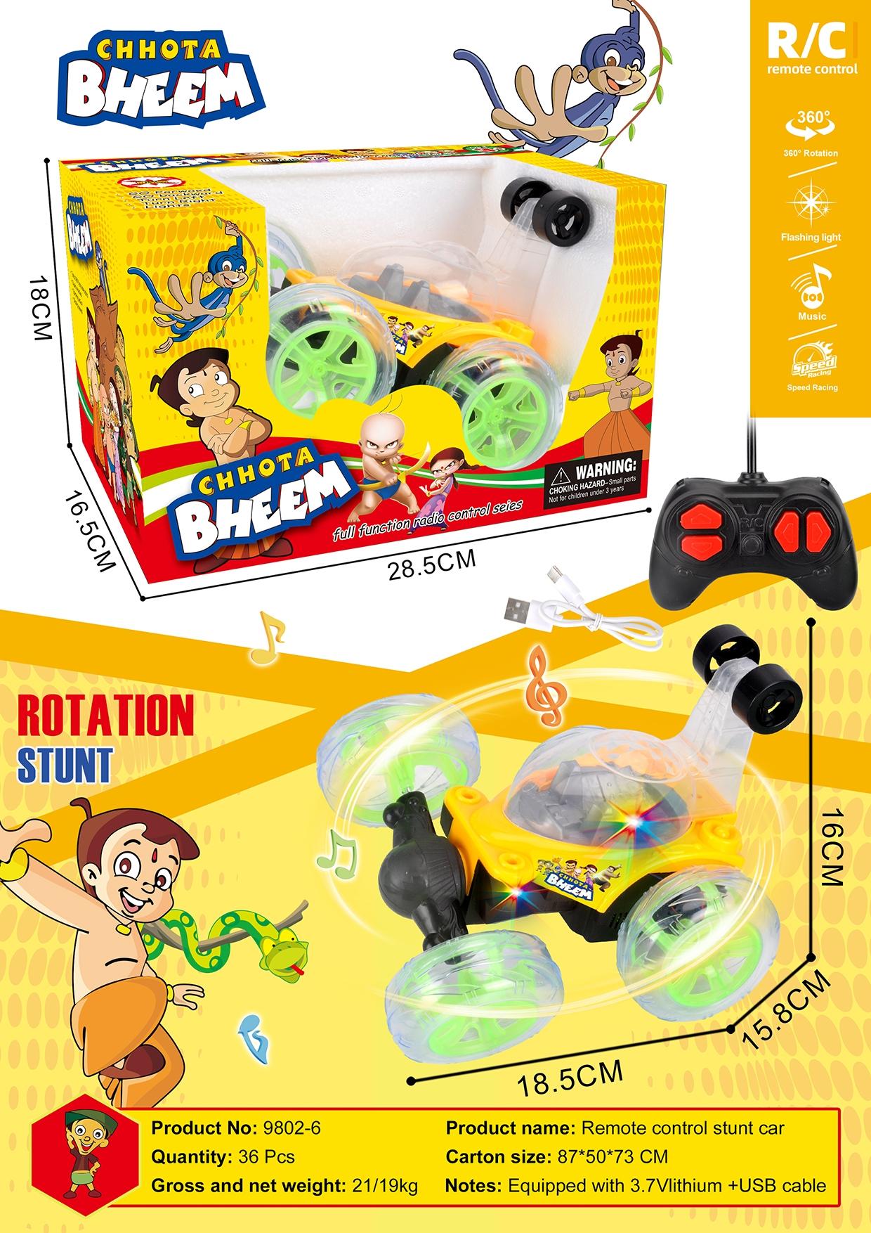 TK78904 Four-way Remote Control Light and Music Tipping Stunt Vehicle (Cartoon Theme 6) Application Scenario