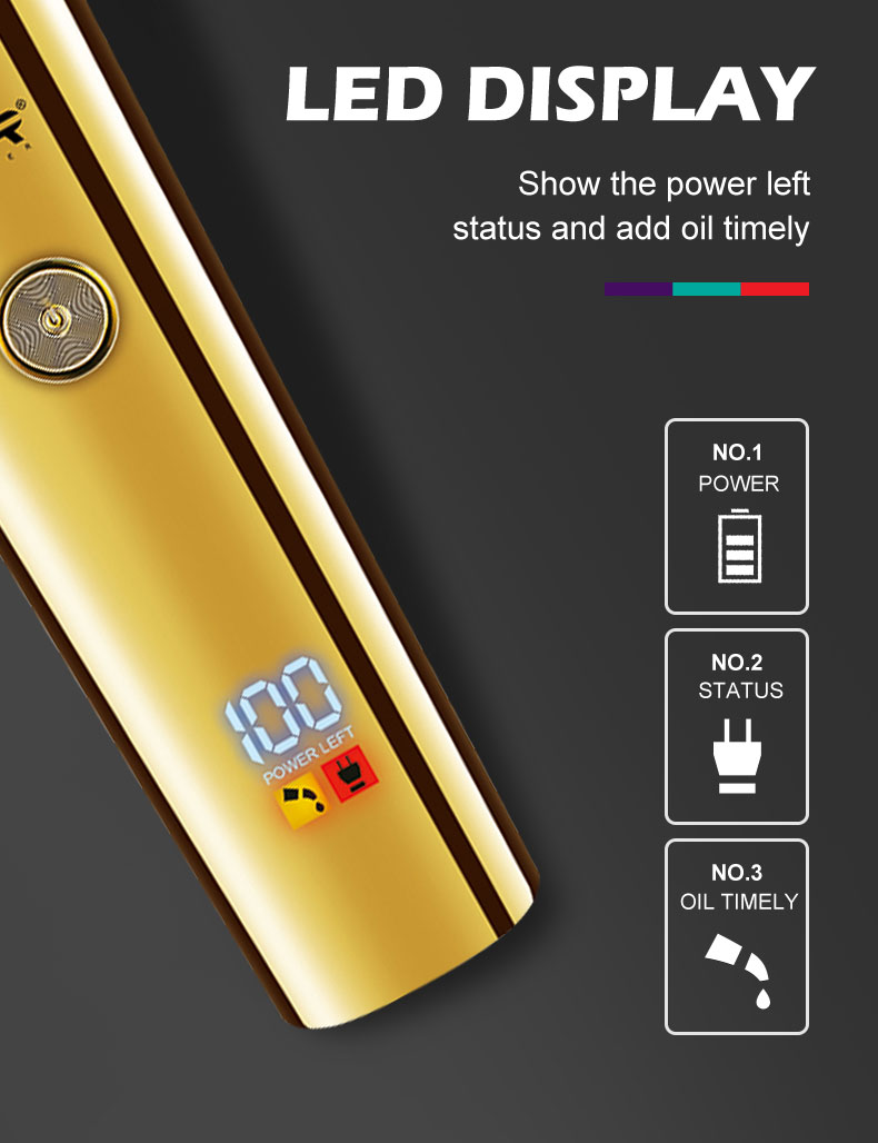 VGR947理發(fā)器電推剪批發(fā)家用電動頭發(fā)修剪器液晶數(shù)顯雕刻理發(fā)推剪詳情6