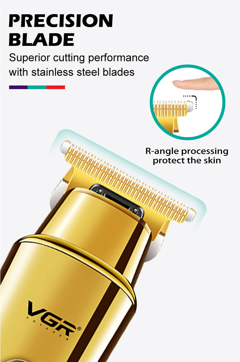 VGR947理發(fā)器電推剪批發(fā)家用電動頭發(fā)修剪器液晶數(shù)顯雕刻理發(fā)推剪詳情5