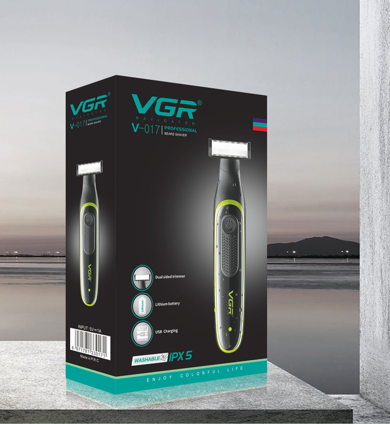 电动剃须刀VGR017小T刀刀头可水洗刮胡刀 USB充电男士剃须刀详情12