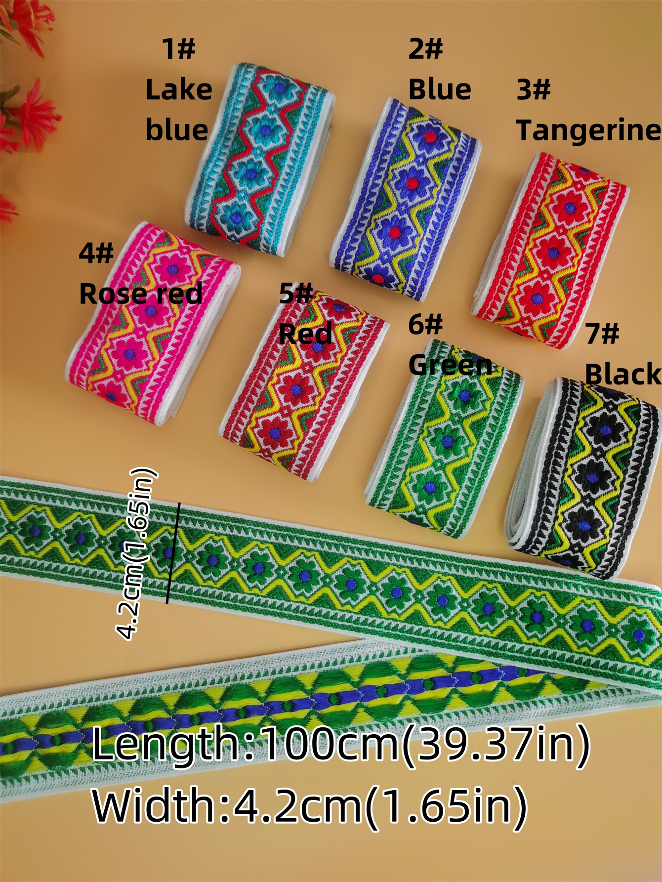 织带印字/织带/缎带/珍珠纹尼龙织带/美国纹织带细节图