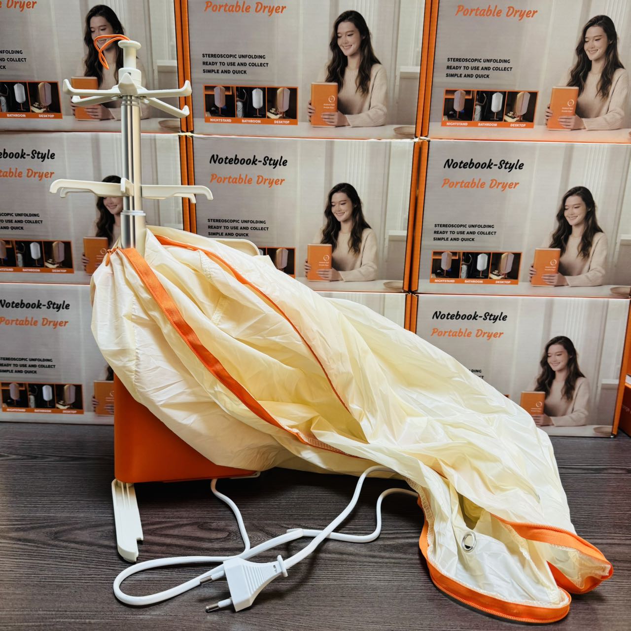 Notebook folding dryer, dryer, portable automatic dryer, household and outdoor lightweight drying equipment