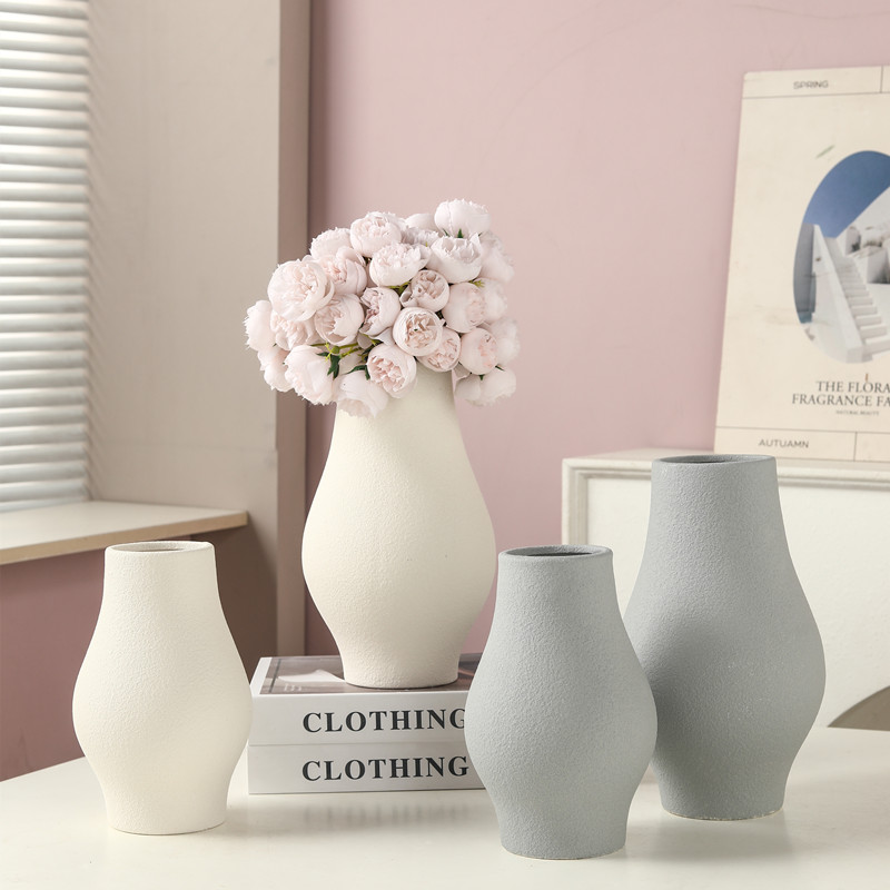 Blue and white porcelain ceramic vases, decorative vases, flower POTS, ornaments, living room home furnishings, creative artworks