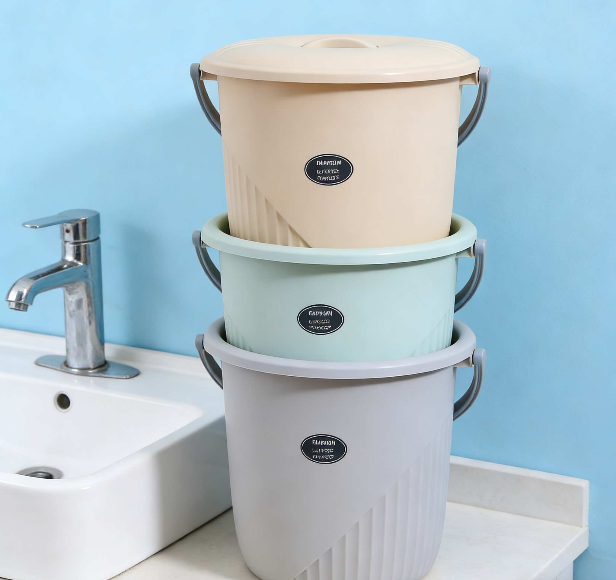Popular plastic water buckets are available in stock and dispatched instantly. Large-capacity household water storage buckets are a practical choice. Wholesale household plastic water buckets are recommended. Multi-functional thickened water storage buckets are essential household items. Wholesale Item Picture