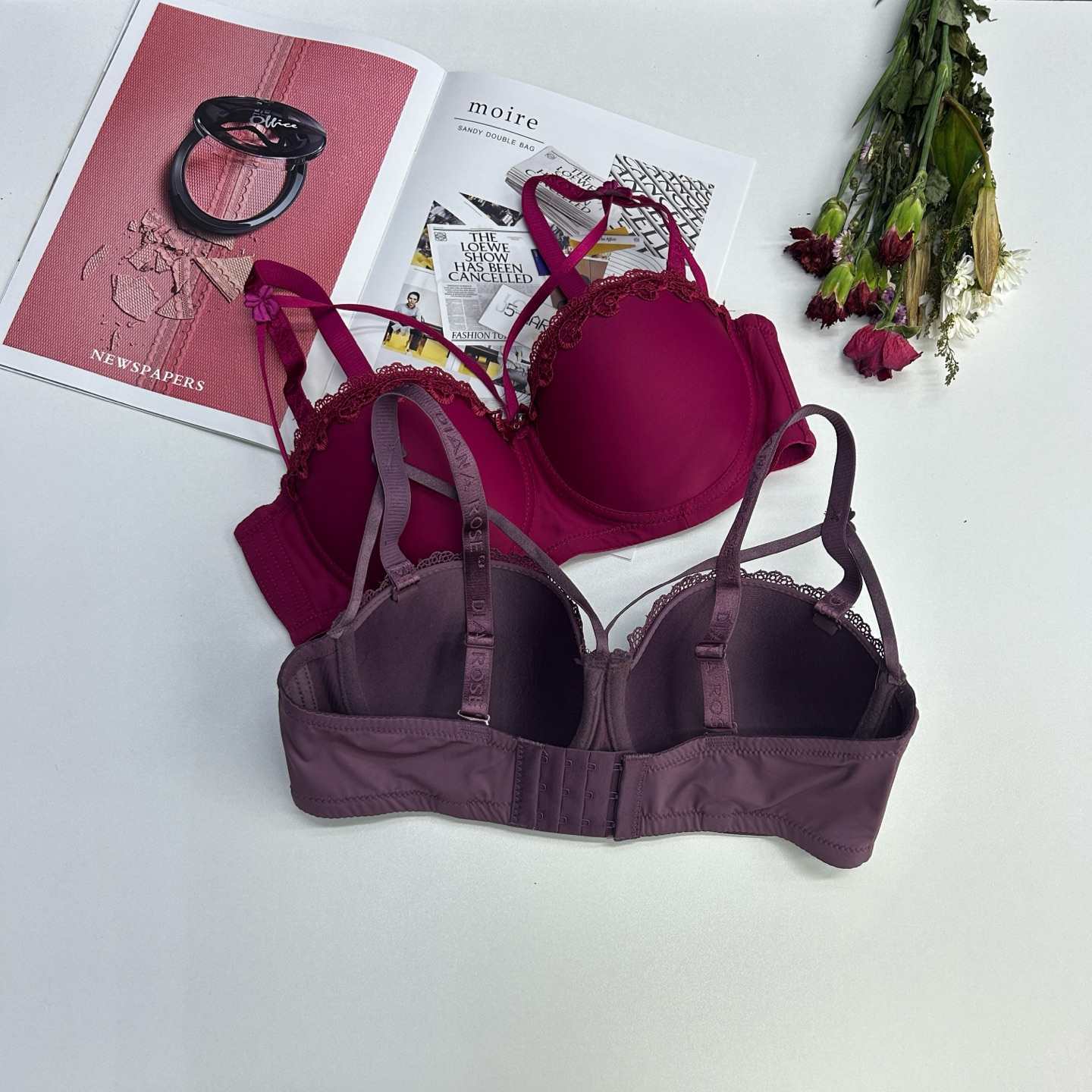 546# Export underwear inventory Clearance: Low-price lace jacquard women's bras, sexy steel rims gather fashionable and comfortable underwear, adjustable underwear QNI details Picture
