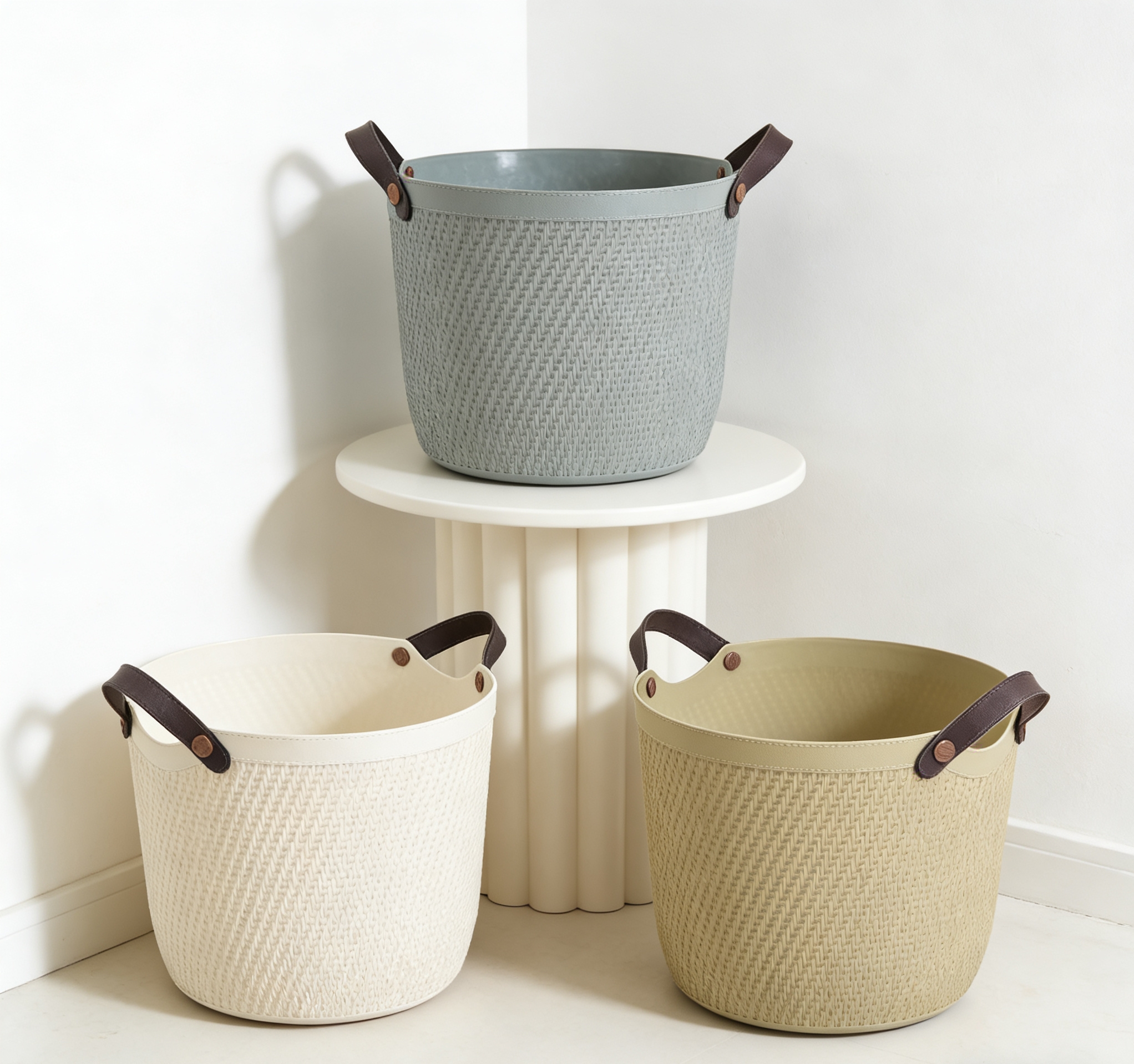 Simple and light luxury storage basket, a household sundries storage wonder, high appearance level storage basket, high appearance level storage basket, a household living room and bedroom organization wonder, popular style storage basket, dirty clothes basket wholesale