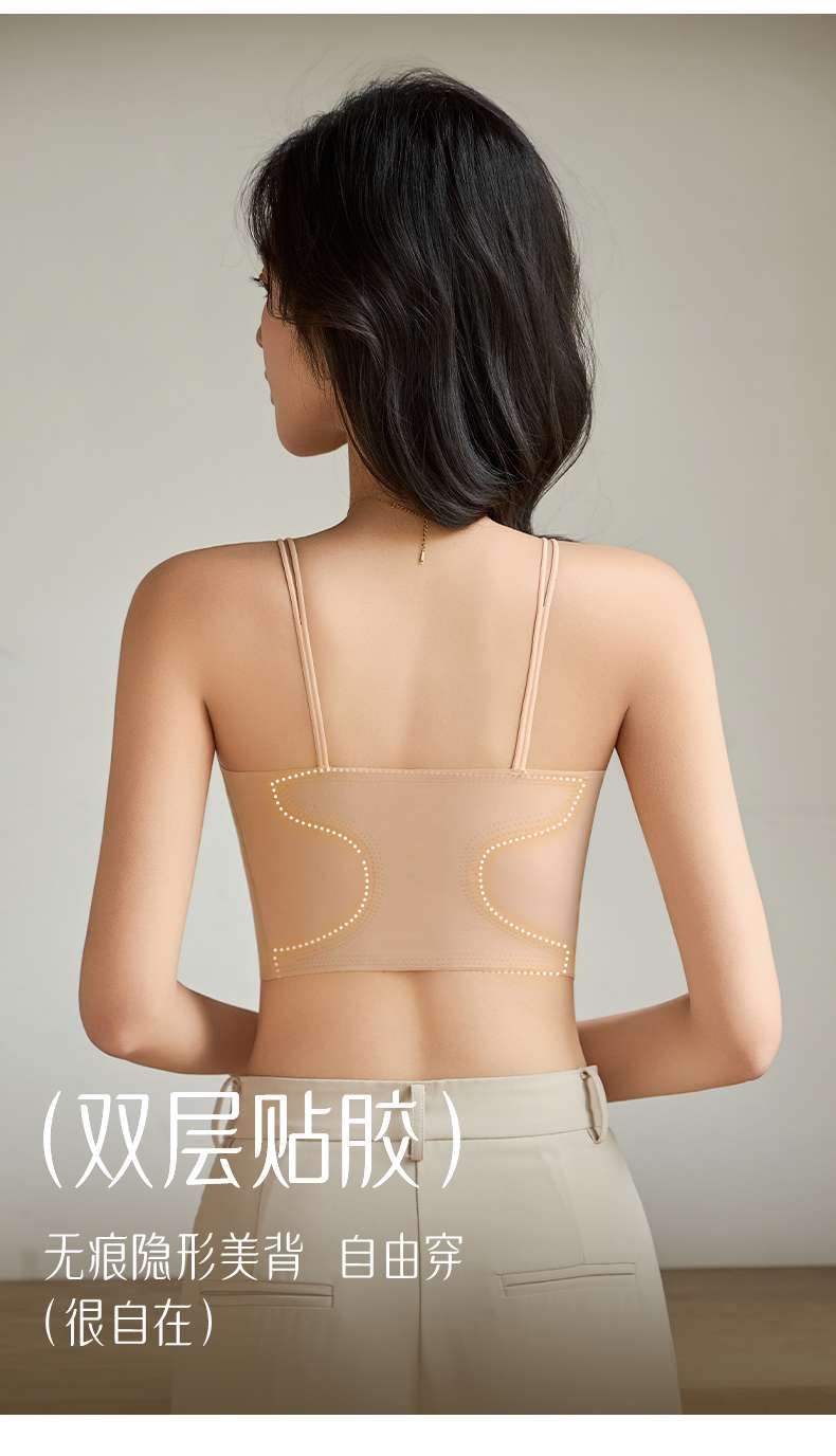 10A Antibacterial, non-magnetic, ultra-thin, cool-feeling jelly Bra, pure desire underwear bra Item Picture
