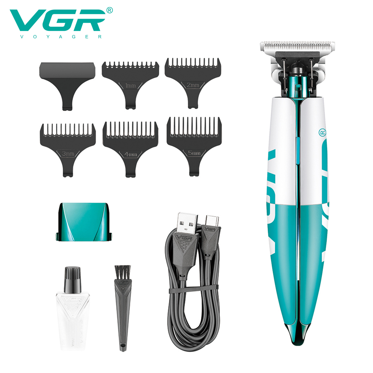  VGR958专业电动理发剪油头剃头电推子家用小巧雕刻理发器电推剪