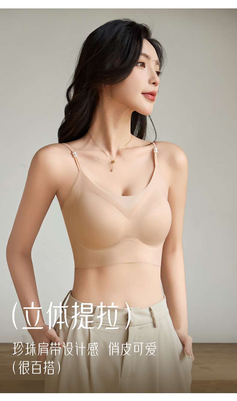 10A Antibacterial, non-magnetic, ultra-thin, cool-feeling jelly Bra, pure desire underwear bra undefined