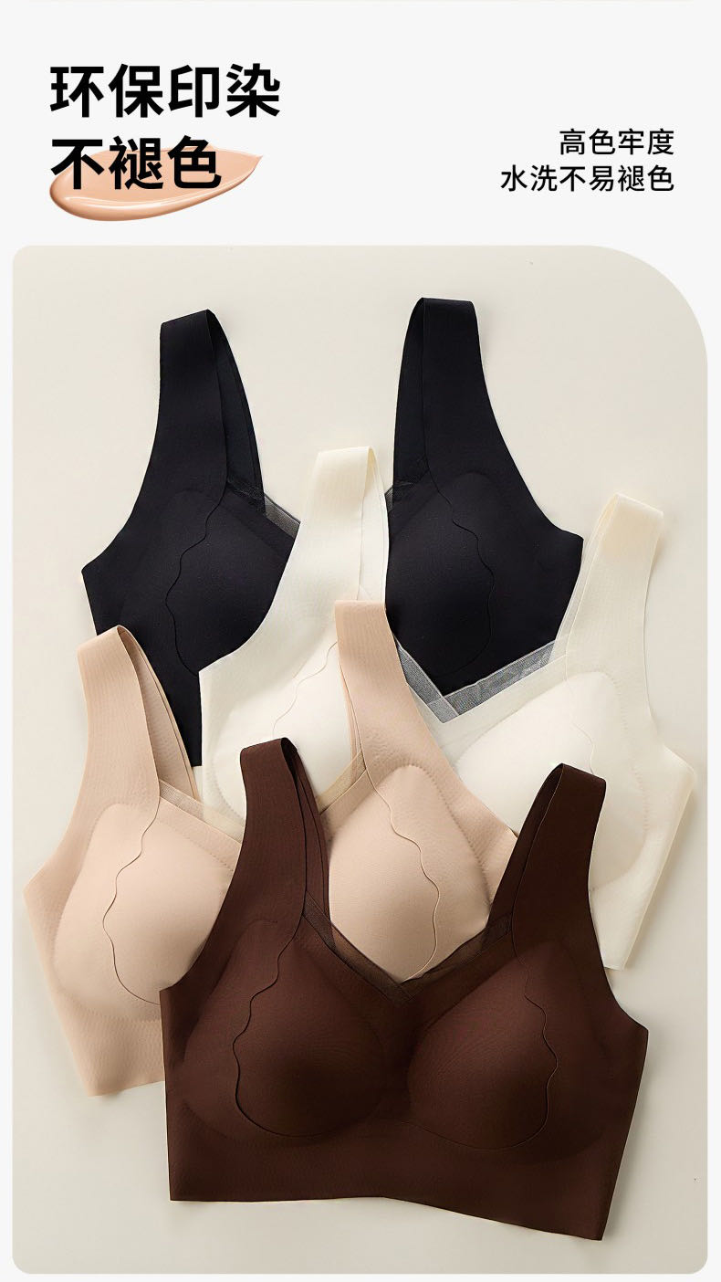 7A Antibacterial, contactless, soft-supported bra, pure lingerie bra detail image 18