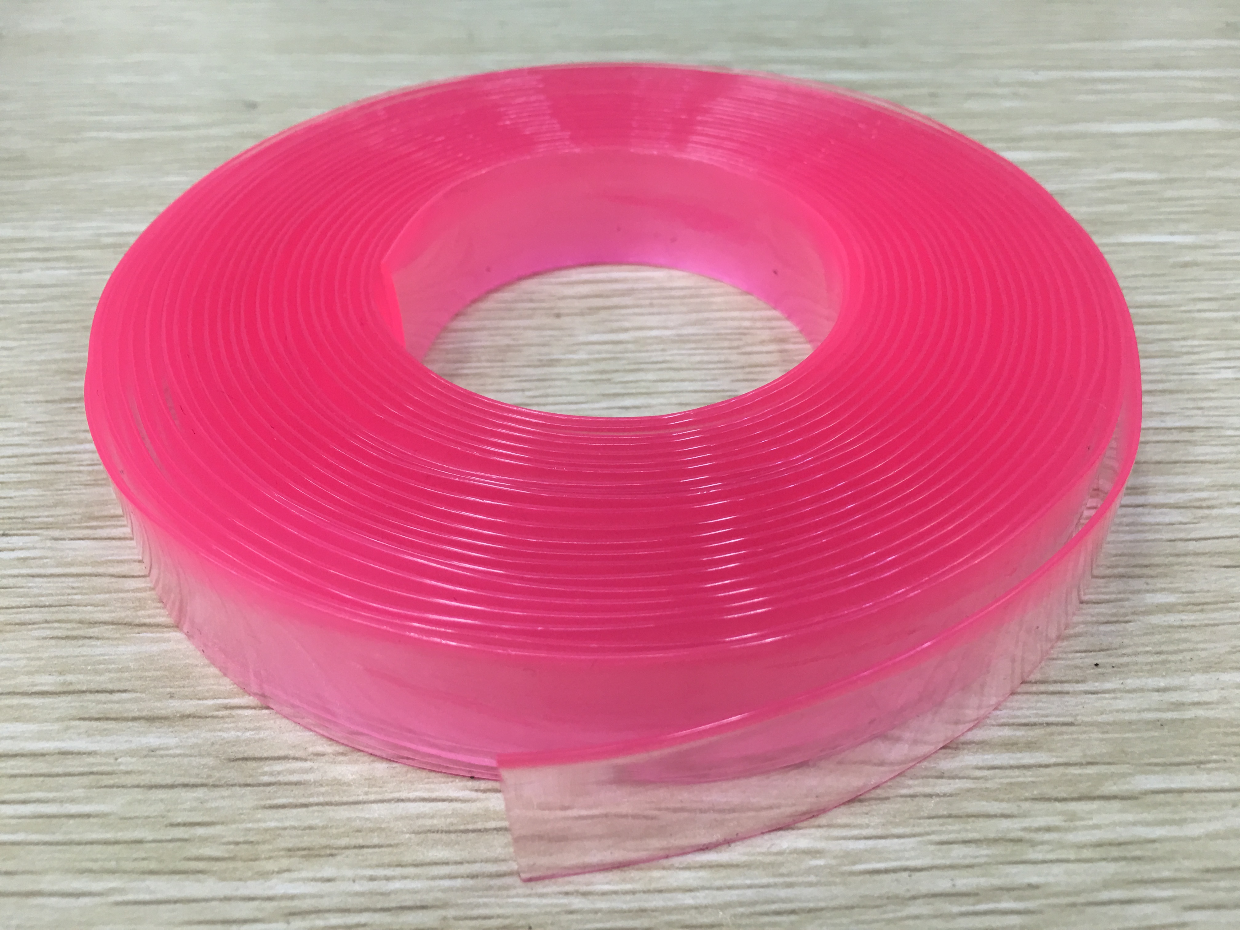 广州厂家直销超透明PVC水晶条透明条鞋面用#鞋面pvc透明条详情2