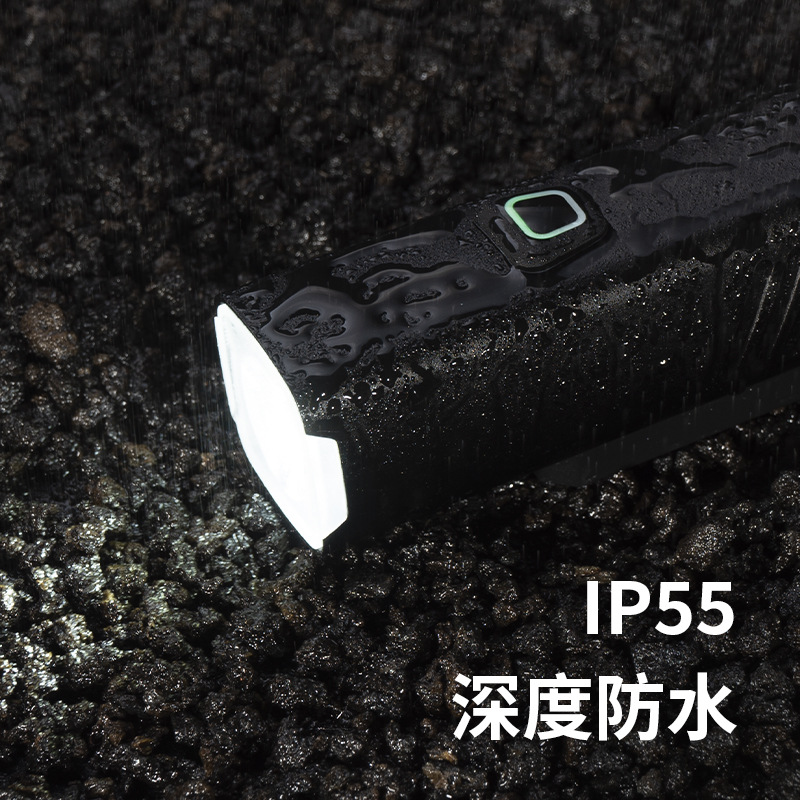 0132# Cycling headlamp, aluminum alloy USB charging headlamp, bicycle headlamp, bicycle cycling lighting headlamp, night cycling strong light flashlight Application Scenario