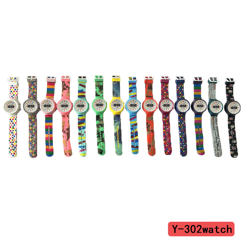 YITONG y-302 tendencia reloj electrónico colorido Y versátil diseño circular clásico adecuado para 120-190cm circunvalación de la mano moda y patrones prácticos variedad de comercio exterior al por mayor venta directa de la fábrica Specification image