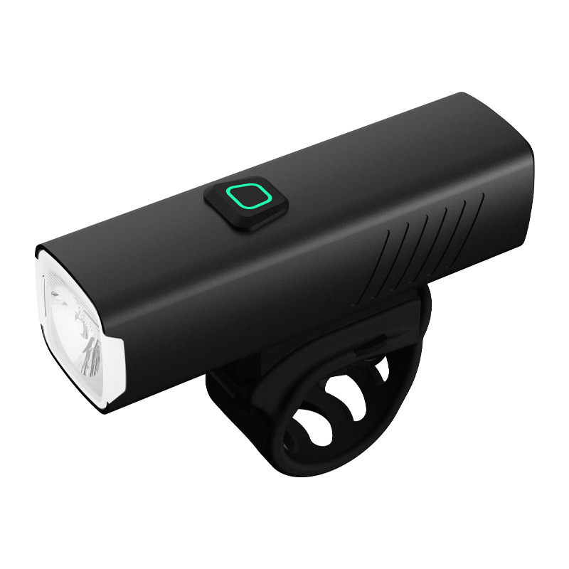 0132#骑行前灯铝合金USB充电前灯自行车前灯单车骑行照明前灯夜骑行强光手电筒