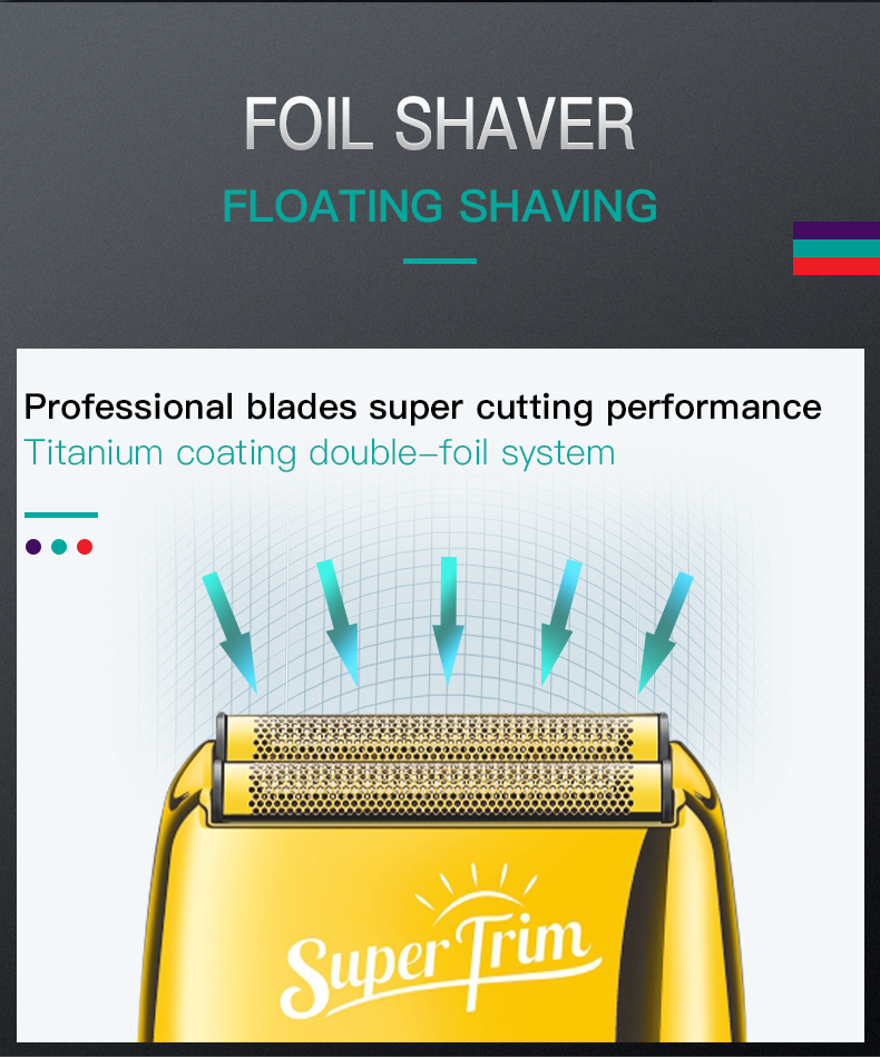 VGR332往复式剃须刀刮胡刀 LED液晶数显大功率光头理发器毛发修剪详情5