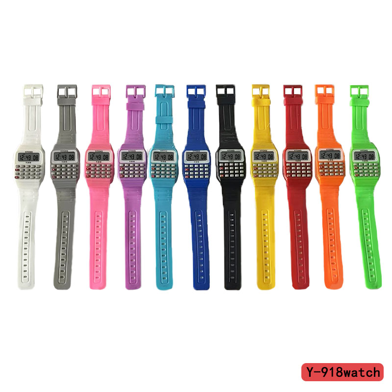 YITONG colorful strap electronic watch Computer style multi-functional watch Computer style for both men and women, specially designed for cute kids. Y-918 wholesale children's electronic watch with various combinations, exclusive electronic watch for cute kids Specification image