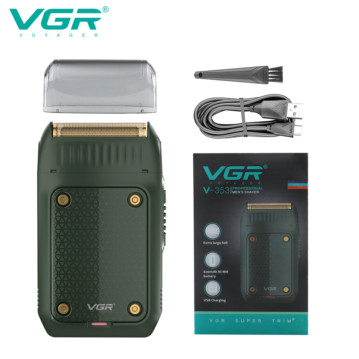 VGR353 Cross-border wholesale Electric shaver, Men's Reciprocating Mini Portable household electric razor