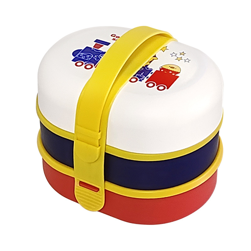 H226-561 Children's lunch box, cute portable fruit snack box, multi-layered food box specially designed for moms and kids, small in size Application Scenario