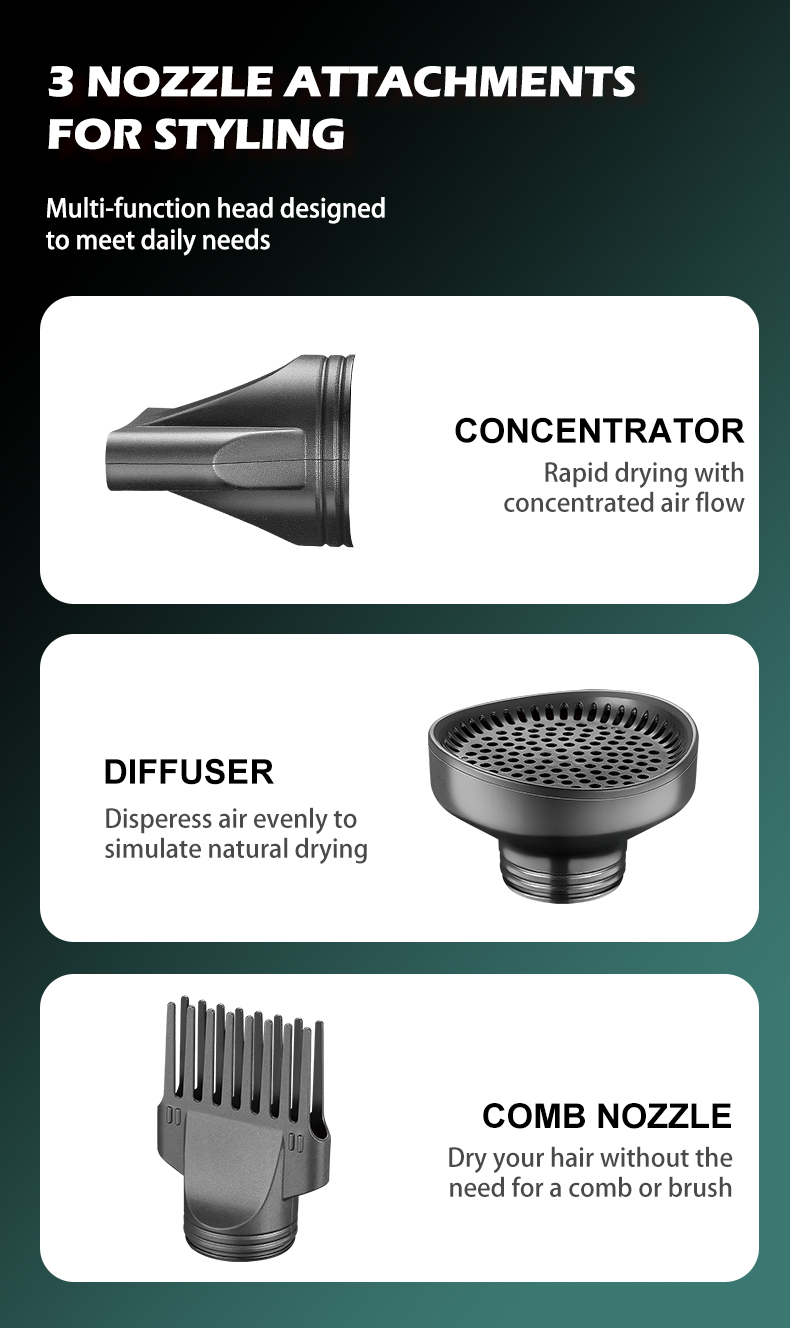 VGR451 hair dryer for household wholesale, high-power negative ion hair care, hair salon, hairdresser, hair dryer pic 6