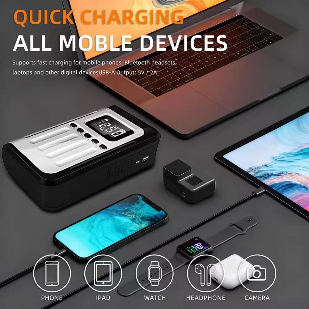 The multi-functional charging device, a multi-port fast charging portable charger, is suitable for universal power banks of multiple devices Application Scenario