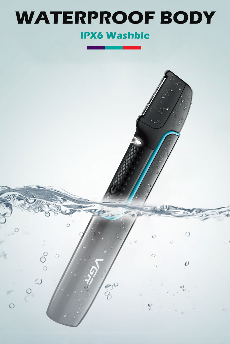 VGR602理发器批发家用多功能套装防水电动美发发廊雕刻专用电推剪详情4