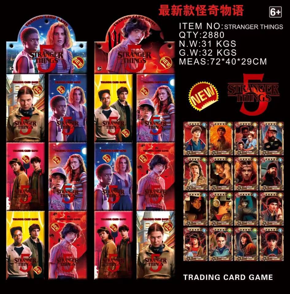 Stranger Things Card Pokemon 28th Anniversary