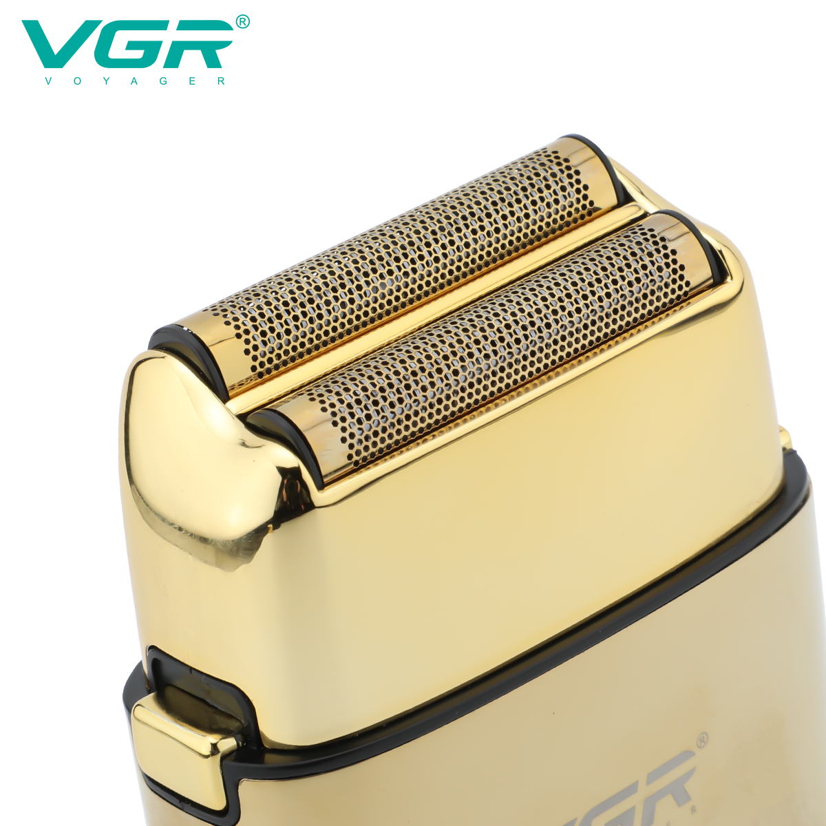 VGR338 new electric high-power LCD digital display hair washing and charging metal reciprocating shaving razor Item Picture