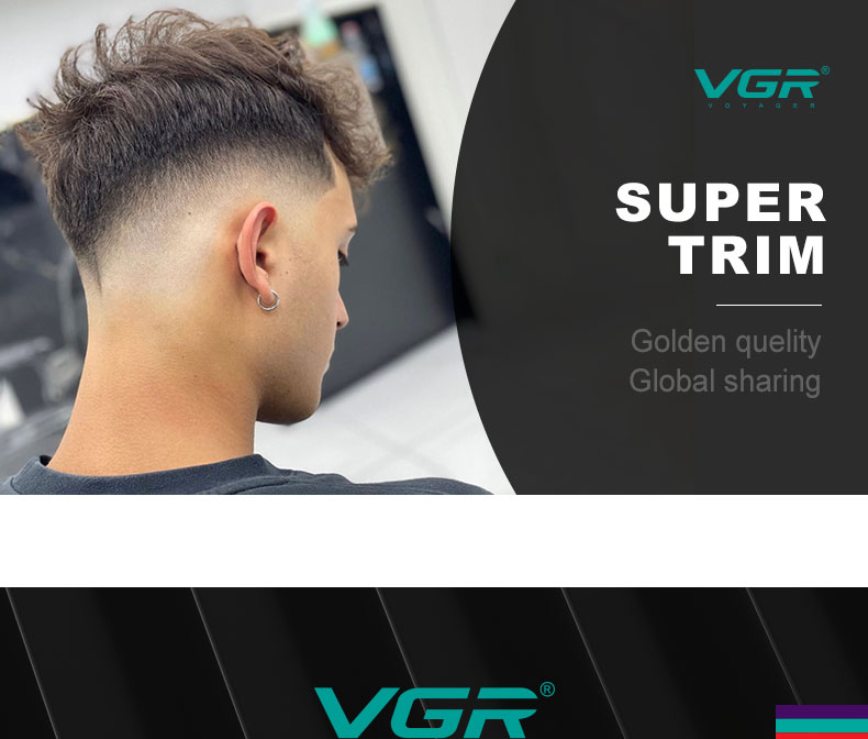 VGR651 cross border nuevo barbero eléctrico afeitador profesional barbero profesional con base corte de pelo recargable pic 1
