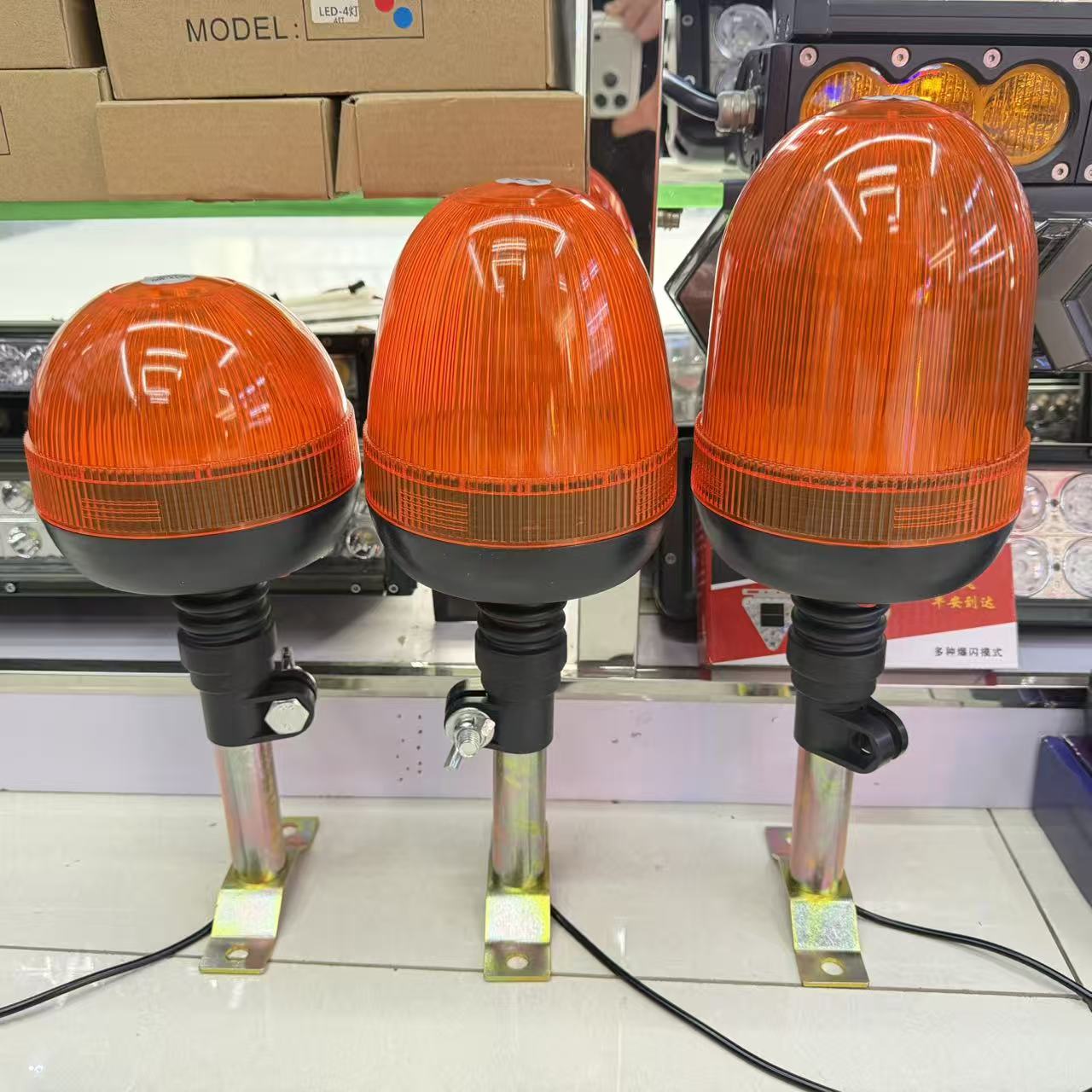 LED40颗5730灯珠工程车汽车校车挖土机挖掘机农用机械警示爆闪灯详情2