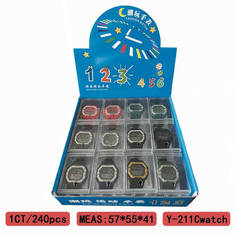 The YITONG basic model electronic watch from YITONG is cost-effective, durable and worry-free. It is specially designed for students to wear in class and on a daily basis. The Y-211C color electronic watch is a square electronic watch and a men's waterproof luminous sports watch. It is a trendy choice Application Scenario