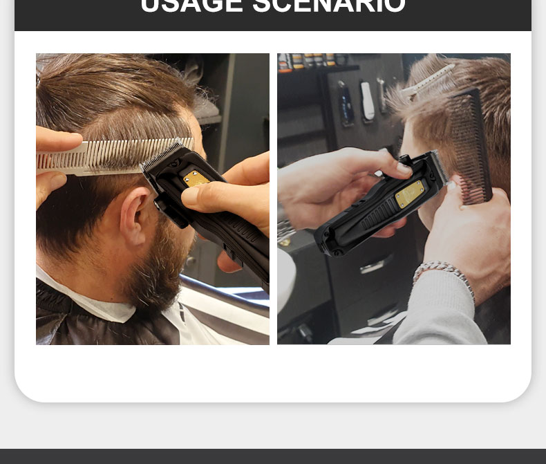 VGR651 cross border nuevo barbero eléctrico afeitador profesional barbero profesional con base corte de pelo recargable pic 8