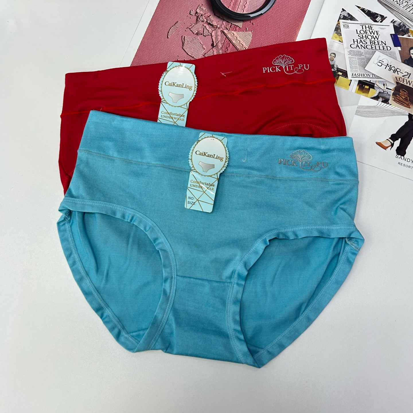 103 Export to the Middle East and Africa region: Women's underwear in stock, sexy and comfortable underwear, women's uniform size solid color cotton underwear QNI Application Scenario