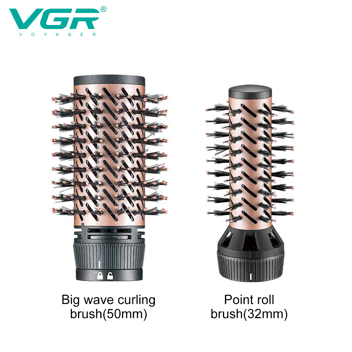 VGR498 Cross-border new two-in-one 360° curling hair straightening comb, multi-functional dry and wet dual-purpose hot air comb, hair dryer Application Scenario