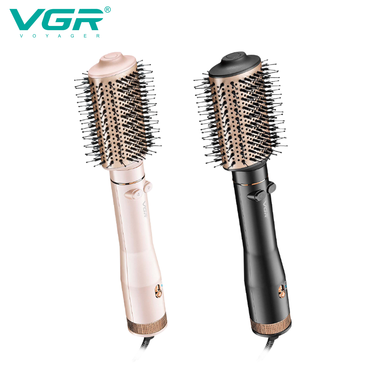 VGR494 Cross-border new products: Hair dryer comb, straightening comb, two-in-one hot air comb, travel household hair dryer comb, electric heating comb details Picture