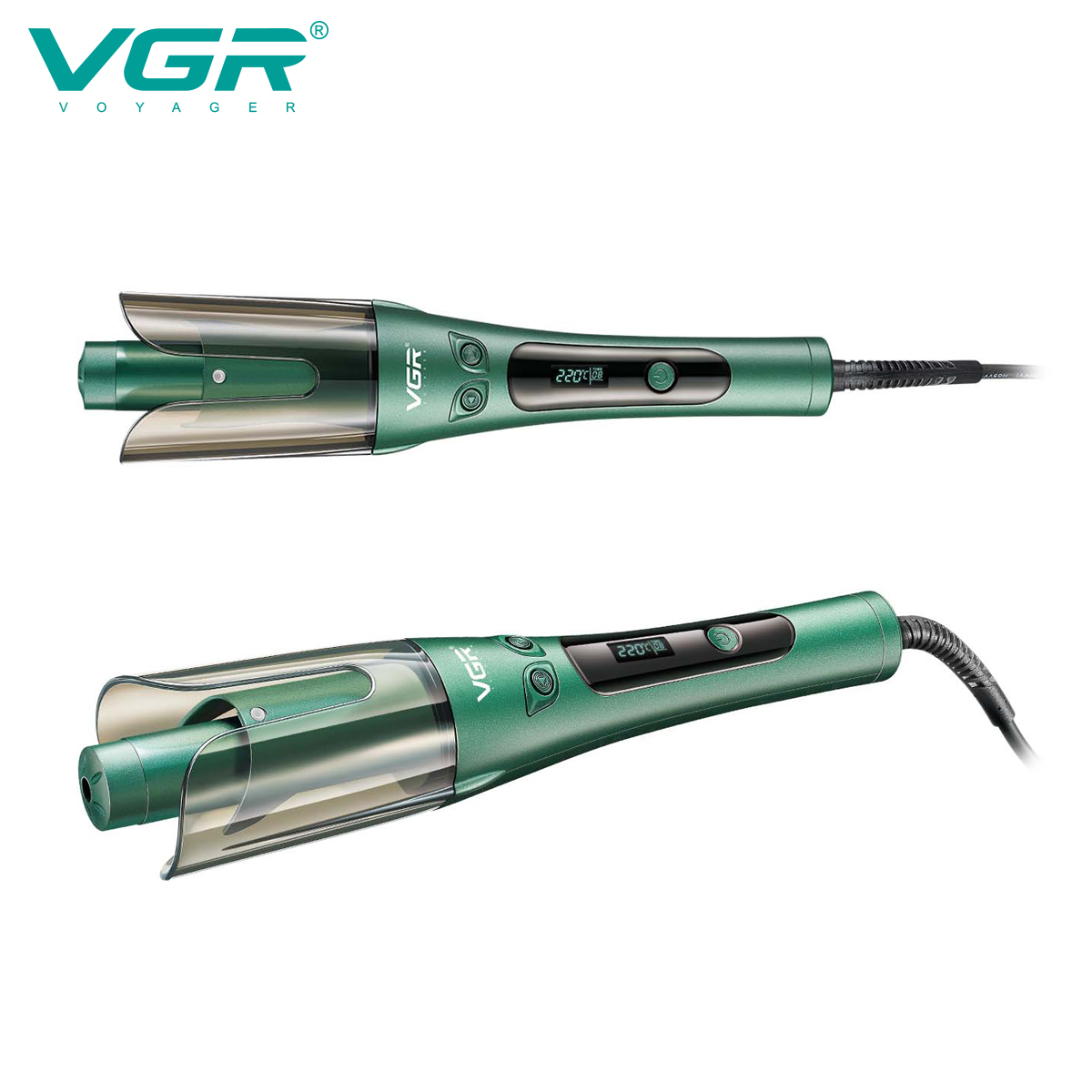 VGR583 Professional Hair Curler for straightening hair with internal buttons, fluffy cake curls, multi-functional household automatic hair curler