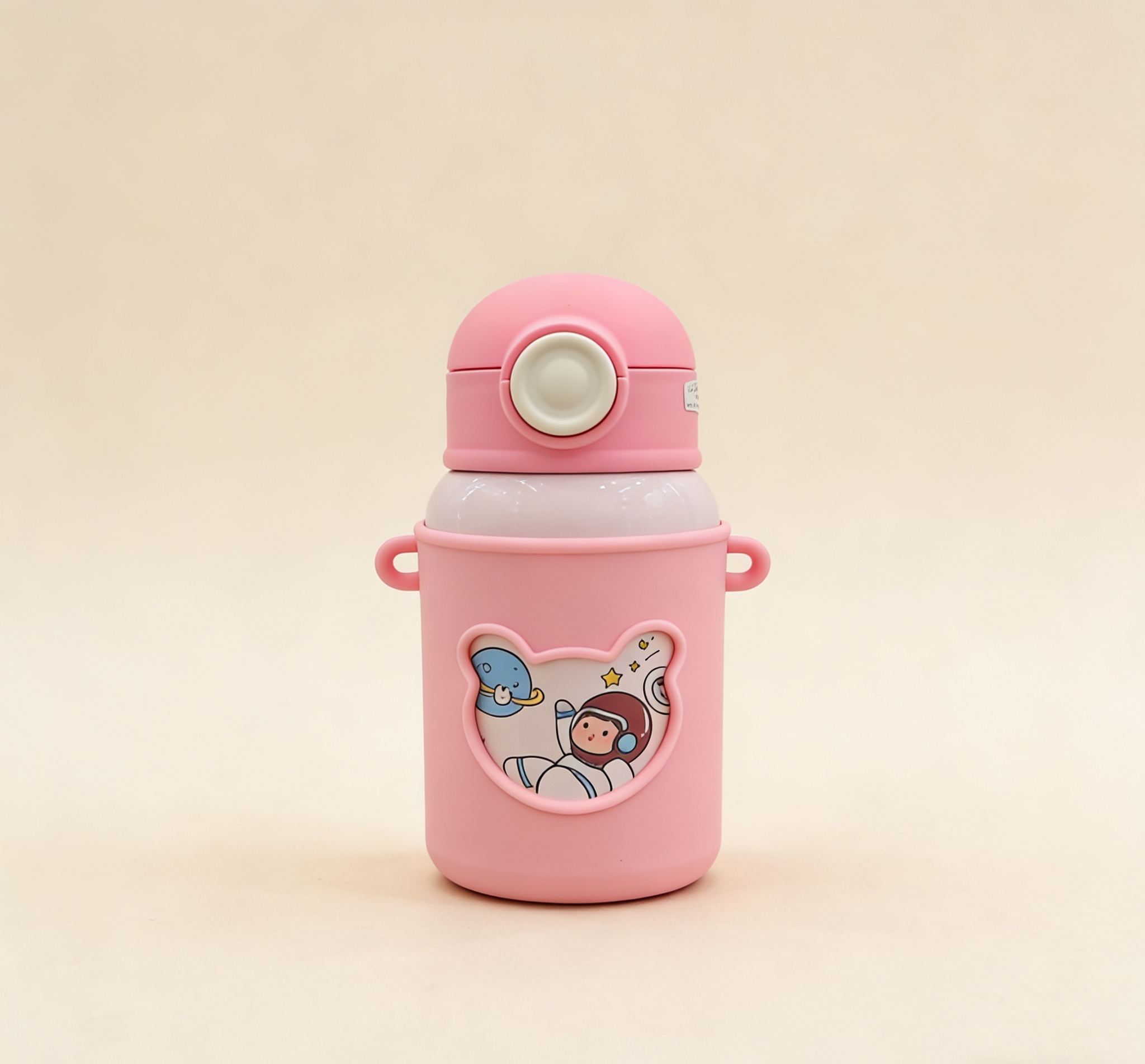 This pink stainless steel insulated cup with a high level of appearance and a girlish heart is portable and suitable for daily drinking. It is a long-lasting insulated water cup Specification image