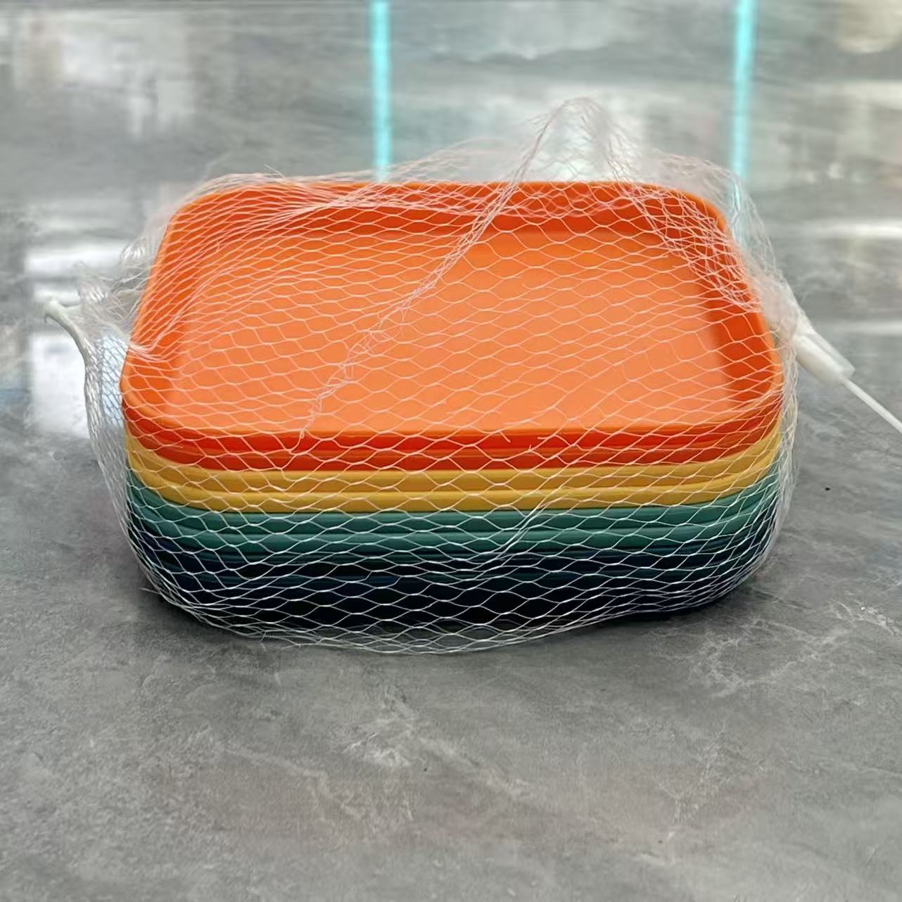 密胺餐具盘绿雪花系列餐具家用餐盘米饭碗肠粉盘菜盘密胺盘碗碟盘子八件套盘子
